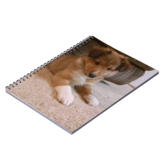 sheltie puppy ノートブック (左側)