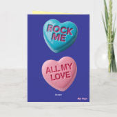 Sheltie Rocker Valentine Card シーズンカード (裏面)