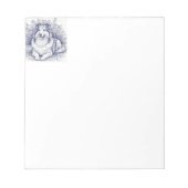 Sheltie Sketch ノートパッド (正面)