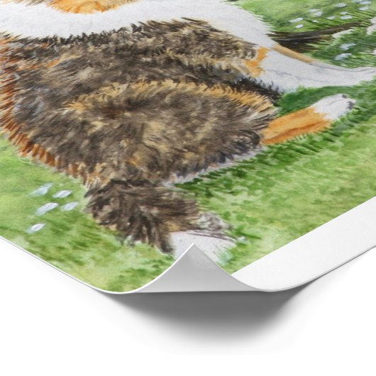 Sheltie Spring ポスター (角)