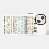Shema祈りiPhone 13ケース iPhoneケース (裏面横)
