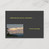 Shenandoahのプロフィールカード 名刺 (裏面)