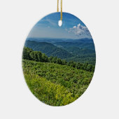 Shenandoahの国立公園からの東の眺め セラミックオーナメント (右)