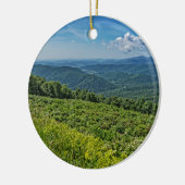 Shenandoahの国立公園からの東の眺め セラミックオーナメント (左)