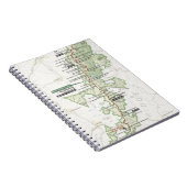 Shenandoahの地図のノート ノートブック (右側)