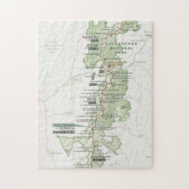 Shenandoahの地図のパズル ジグソーパズル