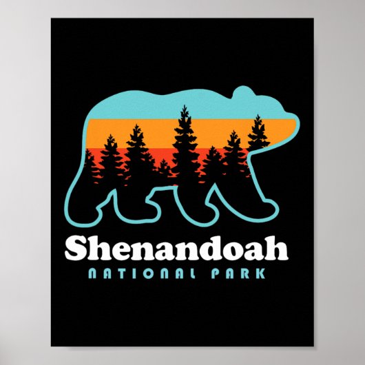 Shenandoah National Park Bear Shenandoah Valley  ポスター (正面)