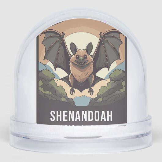 Shenandoah National park Snow Globe (正面)