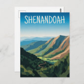 Shenandoah National Park Travel ポストカード (正面/裏面)