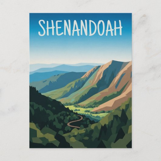 Shenandoah National Park Travel ポストカード (正面)