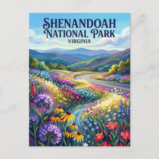 Shenandoah National Park Virginia ポストカード (正面)