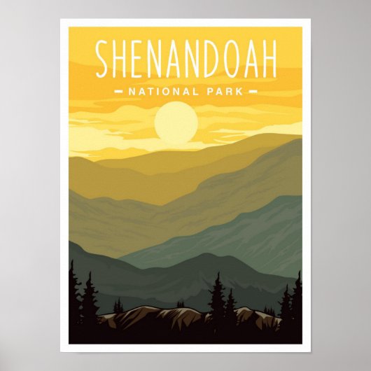 Shenandoah National Park Virginia USA Travel ポスター (正面)