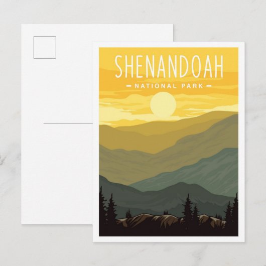 Shenandoah National Park Virginia USA Travel ポストカード (正面/裏面)