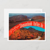 Shenandoah Valley, Virginia Travel ポストカード (正面/裏面)
