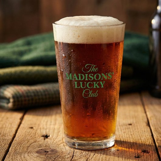 Shenanigan St Patricks Family Name タンブラーグラス