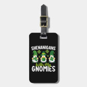 Shenanigansと私のノミー格言聖パトリックの日 ラゲッジタグ (正面縦)