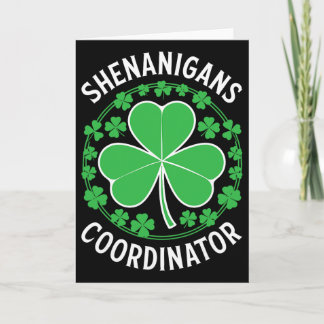 Shenanigans Coordinator Shirt Men Women Kids St Pa カード