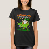 Shenanigans Coordinator St Patrick's Day Dinosaur Tシャツ (正面)