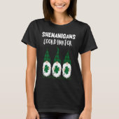 Shenanigans Coordinator St Patricks Day Gnomes Gre Tシャツ (正面)