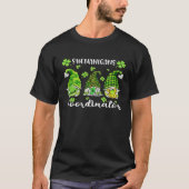 Shenanigans Coordinator St Patricks Day Gnomes Gre Tシャツ (正面)