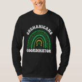 Shenanigans Coordinator St Patricks Day Rainbow Tシャツ (正面)