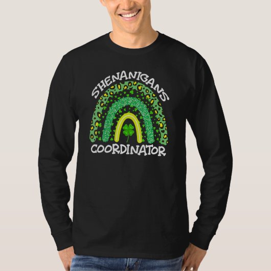 Shenanigans Coordinator St Patrick's Day V Neck Tシャツ (正面)