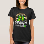 Shenanigans Coordinator Teachers St. Patricks Day  Tシャツ (正面)