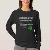 Shenanigans Definition Tie Dye St. Patrick's Day G Tシャツ (正面)