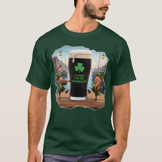 Shenanigans Irish Saint Patrick's Day Tシャツ (正面)