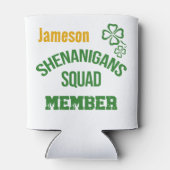 Shenanigans Squad メンバー 缶クーラー (裏面)