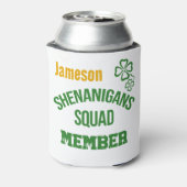 Shenanigans Squad メンバー 缶クーラー (缶裏面)
