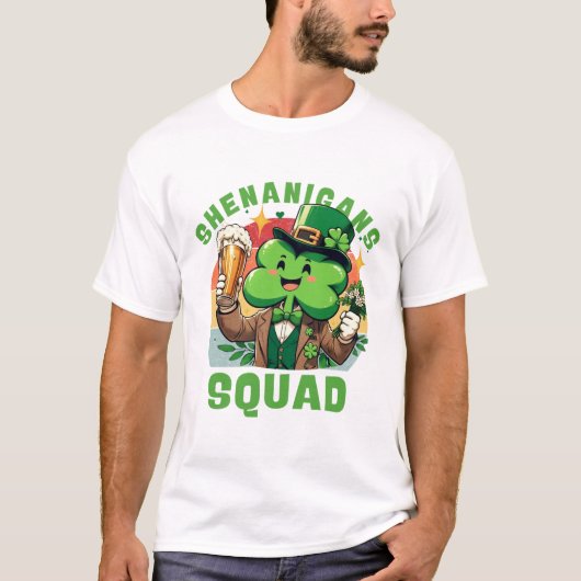 Shenanigans squad (聖パトリック) tシャツ (正面)