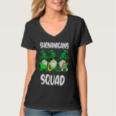 Shenanigans Squad Gnomes St Patrick's Day Men Wome Tシャツ (正面)