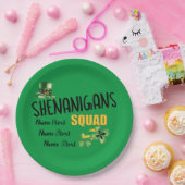 Shenanigans Squad, Green St. Patrick's Day Party ペーパープレート (パーティー)