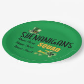 Shenanigans Squad, Green St. Patrick's Day Party ペーパープレート (アングル)