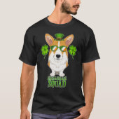 Shenanigans Squad I St Patricks Day Welsh Corgi Tシャツ (正面)