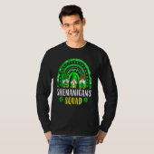 Shenanigans Squad Irish Gnomes Rainbow St Patrick' Tシャツ (正面フル)