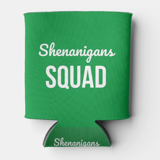 Shenanigans Squad St Patrick's Day 缶クーラー (正面)