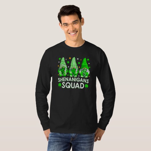 Shenanigans Squad St Patrick's Day Gnomes Gnomies  Tシャツ (正面フル)