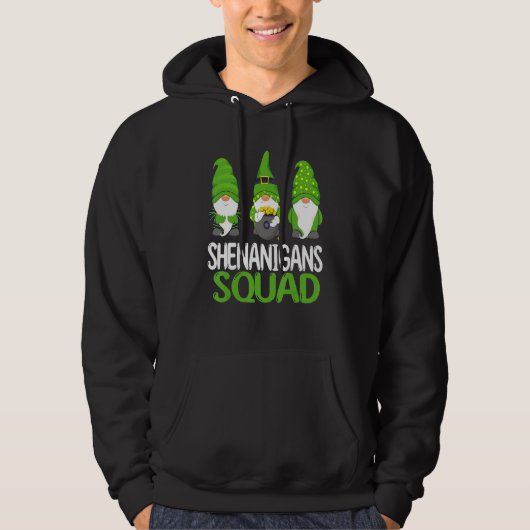 Shenanigans Squad St Patricks Day Gnomes St Patric パーカ (正面)