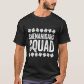 Shenanigans Squad T Shirt St Patrick's Day Tシャツ (正面)