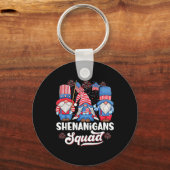 Shenanigans Squad Usa独立記念日7月4日 キーホルダー (正面)