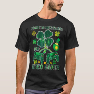 Shenanigans St Patrick Day Kidになりやすいビデオゲーム Tシャツ