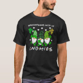 Shenanigans With My Gnomies St Patrick's Day Gnome Tシャツ (正面)