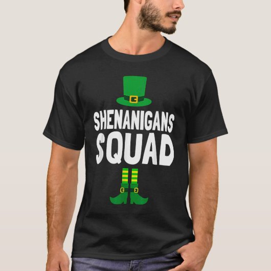 Shenanigator Cute Leprechaun Elf St Patricks Day S Tシャツ (正面)