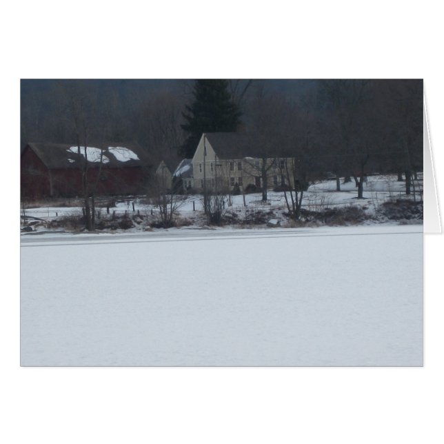 Shenipsit湖による家 (正面横)