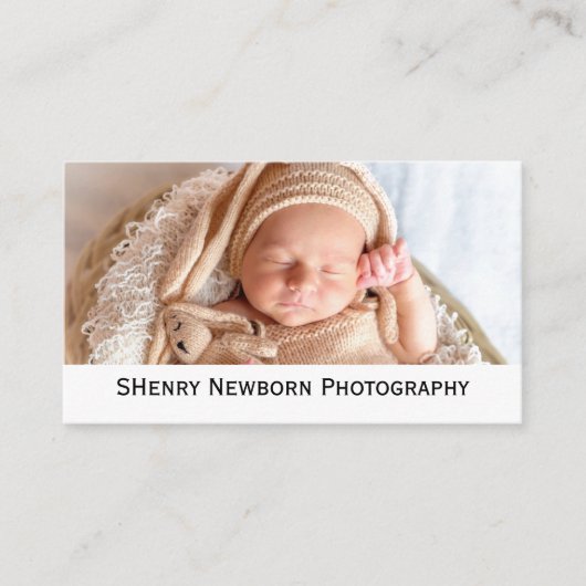 SHenryの生まれたばかりの写真 名刺 (正面)