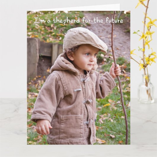 Shepard for the future カード (黄色い花)