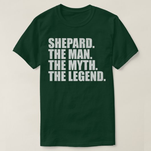 ShepardShepard名シェパード与え名 Tシャツ (デザイン正面)