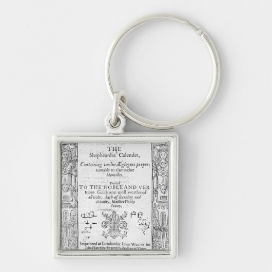 「Shepeards CalendarのFrontispiece キーホルダー (正面)